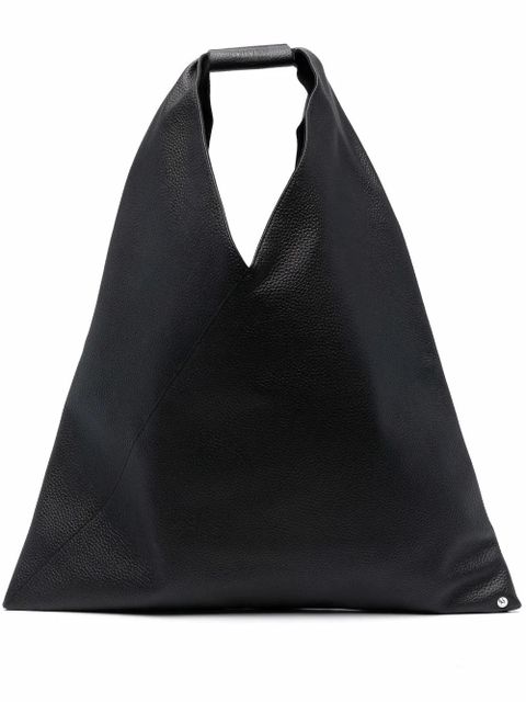 MM6 Maison Margiela Japanese leather tote bag - Black - zdjęcie produktu nr 1