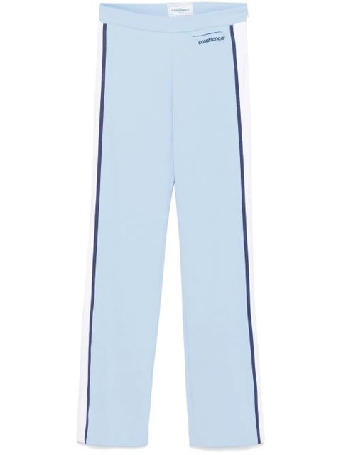 Casablanca piqué track pants - Blue - zdjęcie produktu nr 1