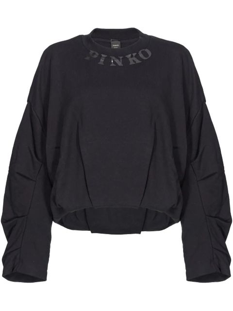 PINKO logo-print sweatshirt - Black - zdjęcie produktu nr 1