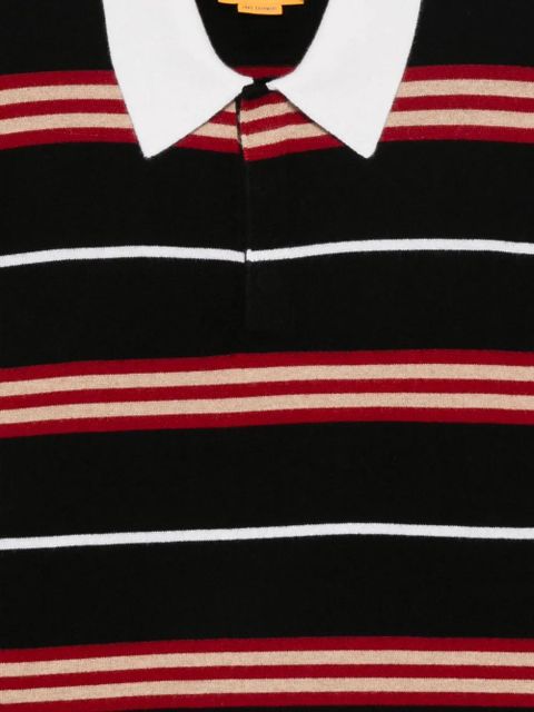 Guest In Residence striped cashmere jumper - Black