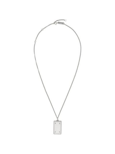 Maison Margiela Four Stitches pendant necklace - Silver - zdjęcie produktu nr 1