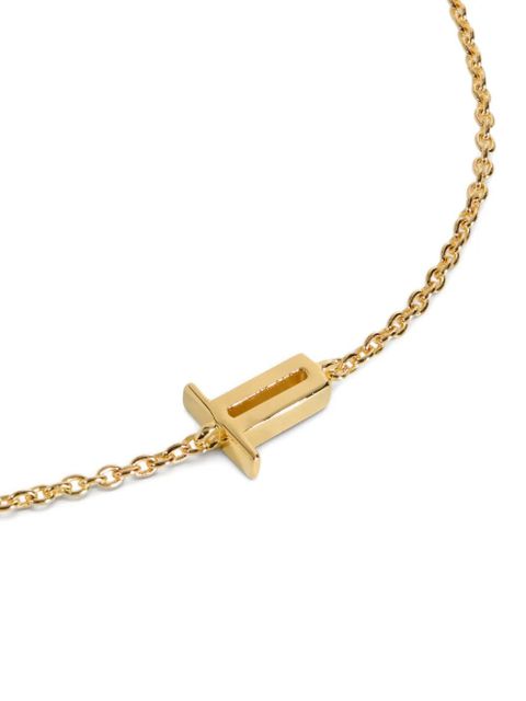 Monica Vinader Initial T chain bracelet - Gold - zdjęcie produktu nr 2