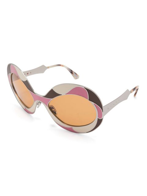 Marni Eyewear Vaso Land of Revelations sunglasses - Neutrals - zdjęcie produktu nr 2