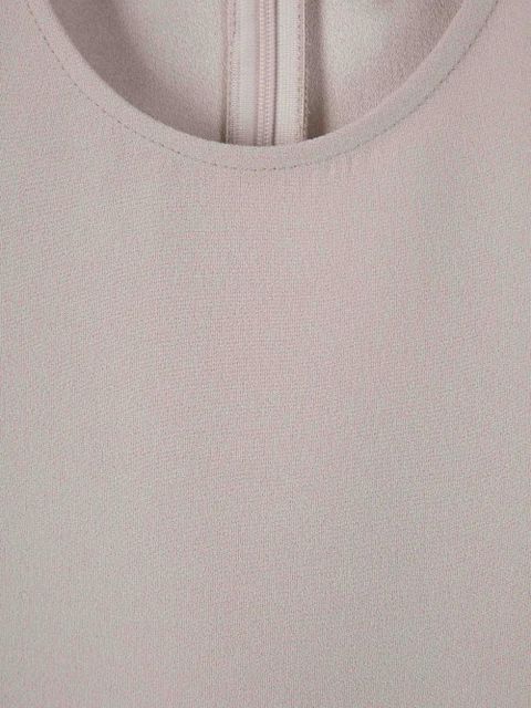 AMI Paris crepe tank top - Neutrals