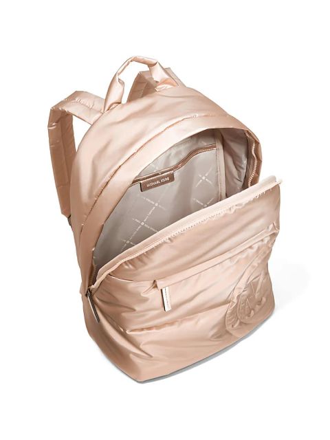 Michael Kors Rae medium quilted metallic backpack - Neutrals