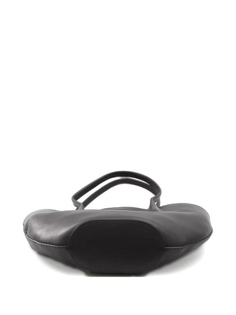 The Row Alger leather tote bag - Black - zdjęcie produktu nr 1