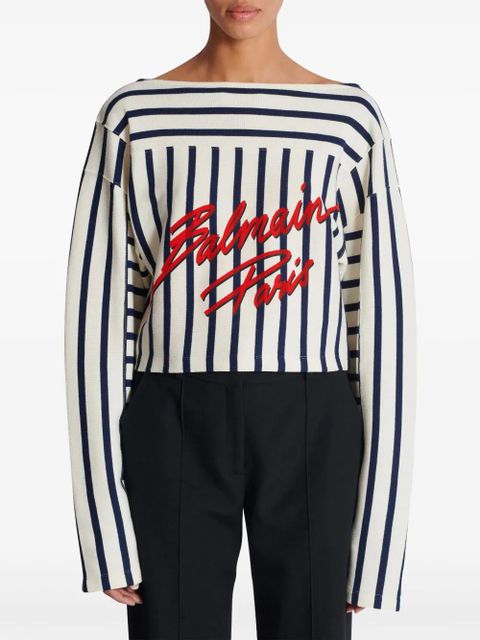 Balmain striped top - White - zdjęcie produktu nr 2