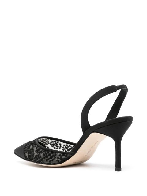 Manolo Blahnik 80mm Tora pumps - Black