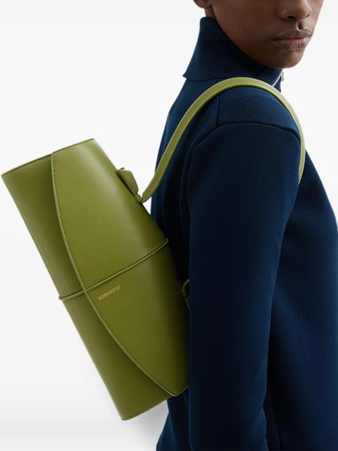 Jil Sander Linea leather shoulder bag - Green - zdjęcie produktu nr 2