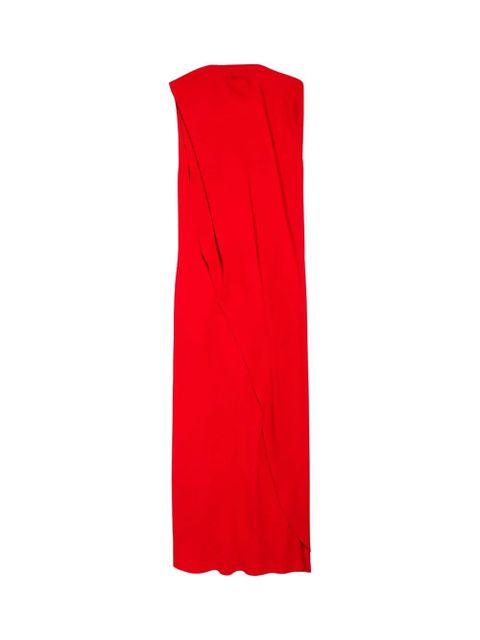 Balenciaga open back draped dress - Red - zdjęcie produktu nr 1
