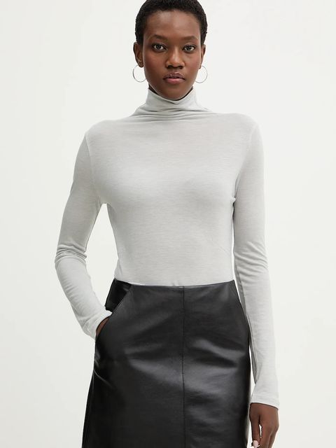 BOSS longsleeve z dodatkiem wełny Elavu - zdjęcie produktu nr 2