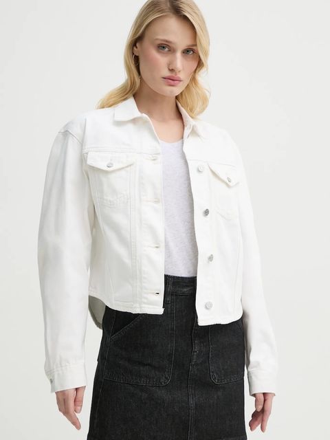 Filippa K kurtka jeansowa kolor biały przejściowa 31576 - zdjęcie produktu nr 1