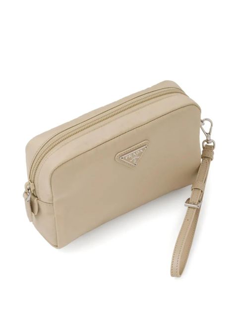 Prada Re-Nylon makeup bag - Neutrals