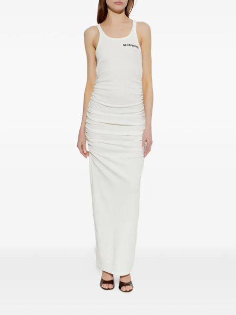 MISBHV ruched maxi dress - Neutrals