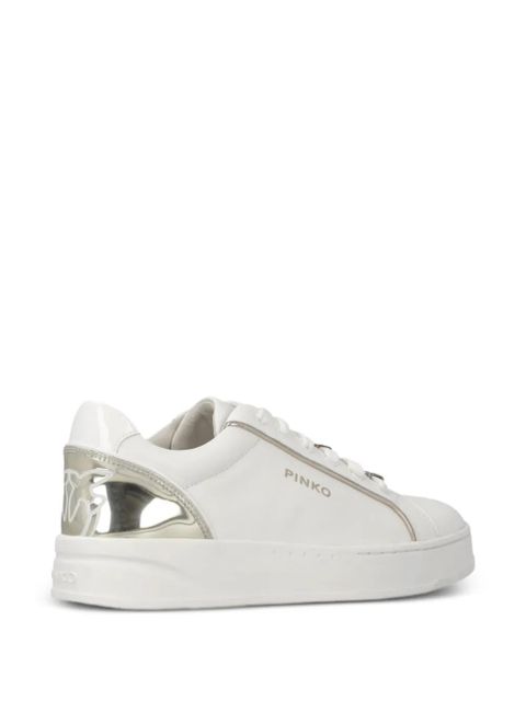 PINKO logo-lettering sneakers - White