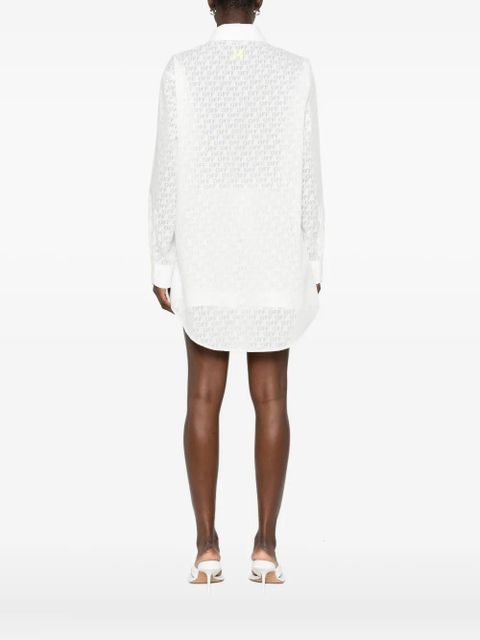 Off-White patterned shirt - 0118 WHITE