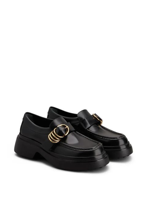 Tod's leather loafers - Black