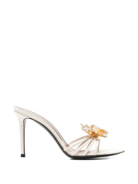 Giuseppe Zanotti orchid strappy mules - Neutrals - zdjęcie produktu nr 1
