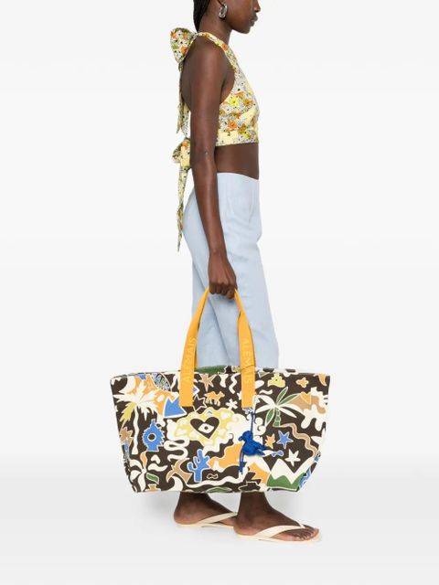 ALEMAIS Maroc printed beach bag - Black - zdjęcie produktu nr 2