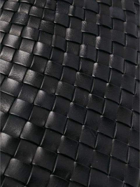 DRAGON DIFFUSION big Santa Croce woven tote bag - Black