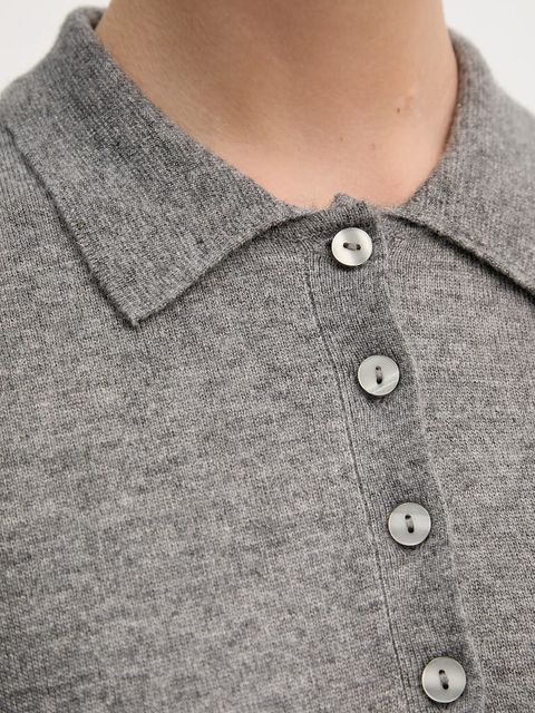 United Colors of Benetton sweter z dodatkiem wełny damski kolor szary lekki 102HD301H