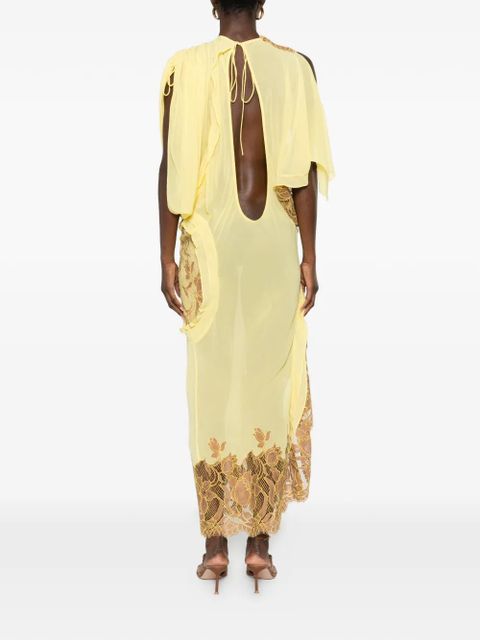 Christopher Esber Aluna maxi dress - Yellow