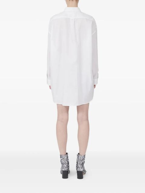 Maison Margiela elasticated-waist cotton shirt - White