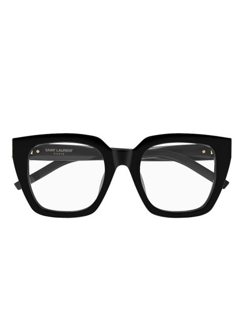 Saint Laurent Eyewear square glasses - Black