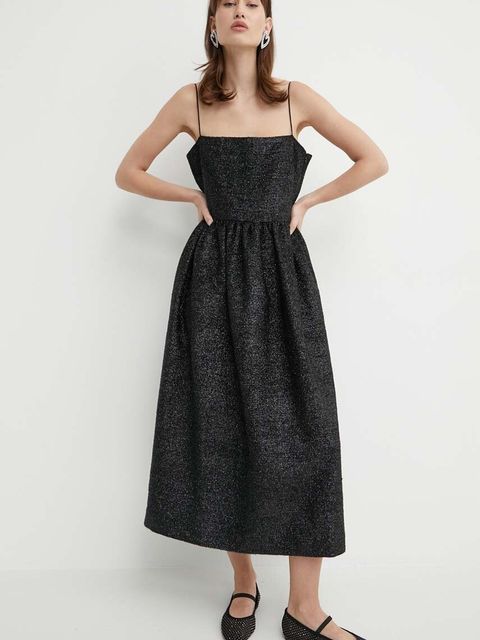 Stine Goya sukienka z domieszką wełny