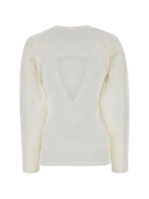 Jil Sander cut-out long-sleeve t-shirt - Neutrals - zdjęcie produktu nr 2