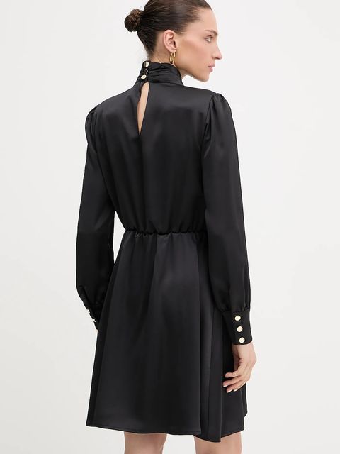 Fracomina sukienka kolor czarny mini rozkloszowana FR25WD1018W41101 - zdjęcie produktu nr 2