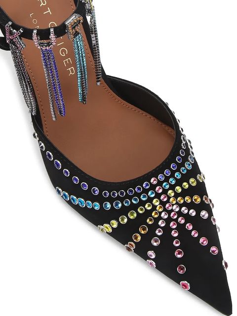 Kurt Geiger London szpilki zamszowe Kurt Crystal Point