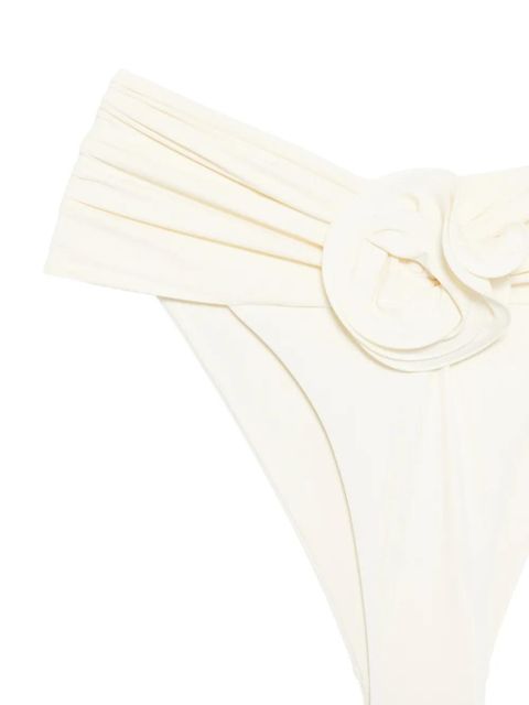 La Reveche Derya ruched bikini - Neutrals