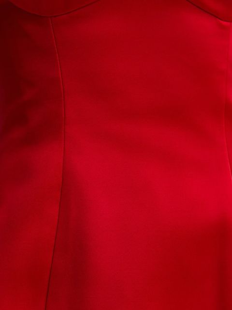 Bardot sukienka kolor czerwony mini prosta 59817DB