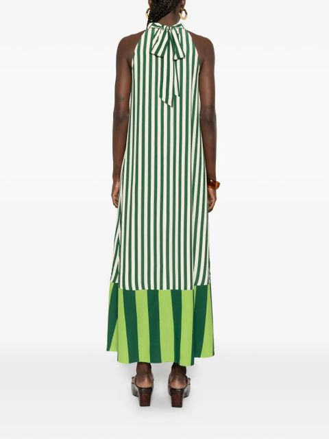Simon Miller Mona striped midi dress - Green
