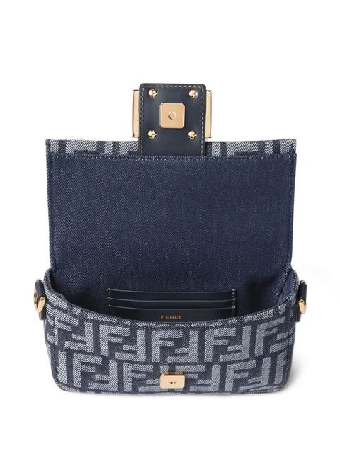 FENDI mini Baguette® chain tote bag - Blue