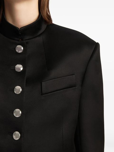 KHAITE Samuelson button jacket - Black