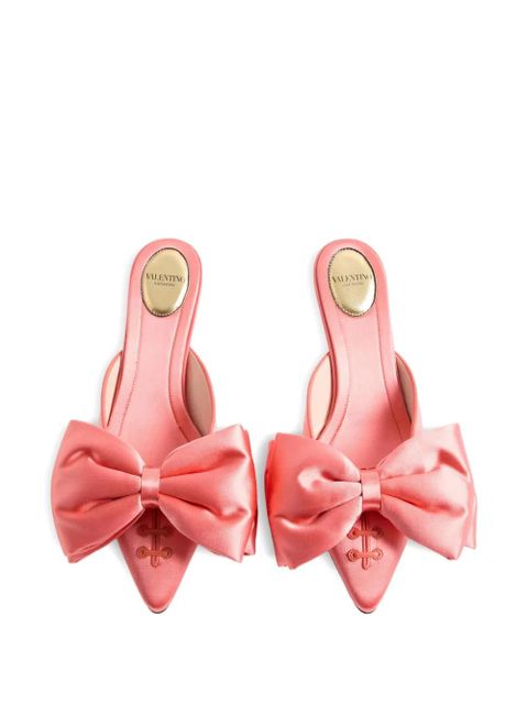 Valentino Garavani 45mm Yolande bow mules - Pink - zdjęcie produktu nr 2