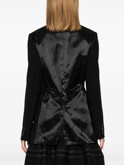 Moschino single-breasted blazer - Black
