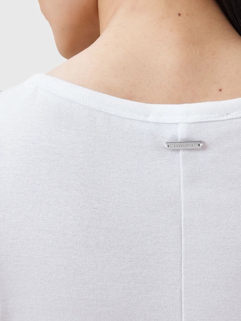 AllSaints top bawełniany KATARINA damskie kolor biały W192JC