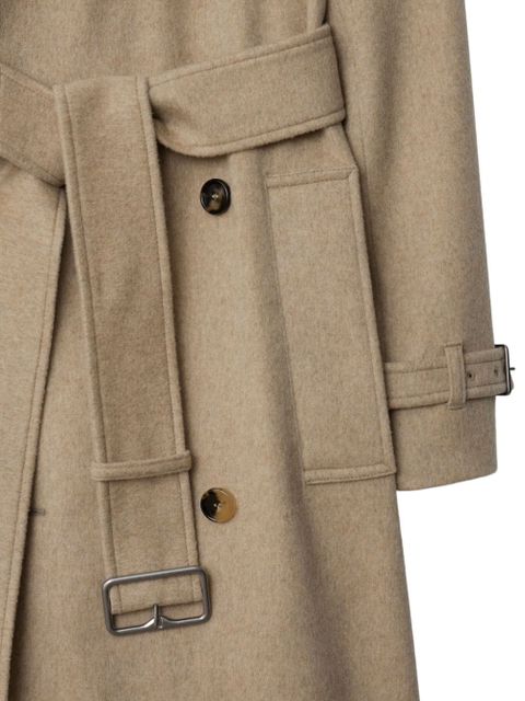 Burberry double-breasted cashmere trench coat - Neutrals - zdjęcie produktu nr 2