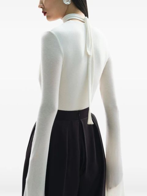 MANURÍ Suki long-sleeve bodysuit - Neutrals