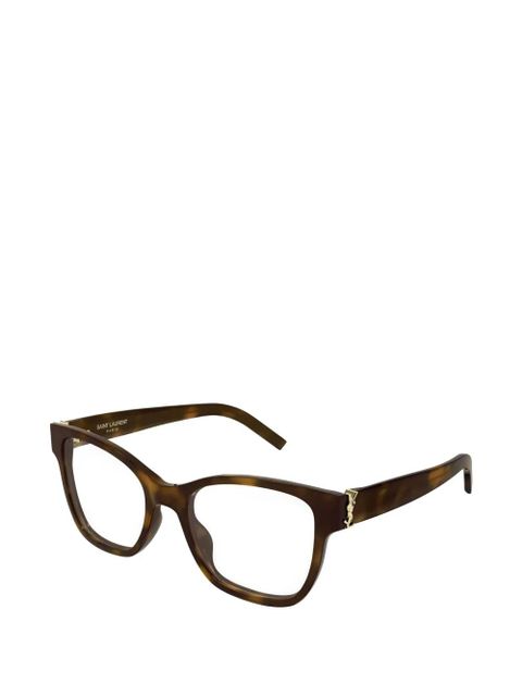 Saint Laurent logo-detail glasses - Brown - zdjęcie produktu nr 2