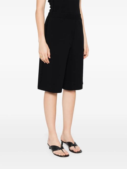 TOTEME knee-length shorts - Black