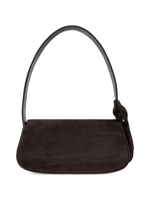 ROTATE BIRGER CHRISTENSEN knot logo-detail shoulder bag - Brown