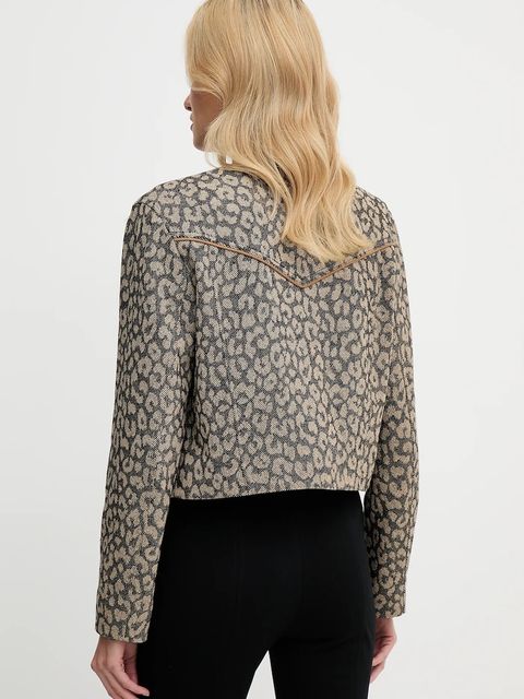 BOSS Orange kurtka kolor brązowy przejściowa 50546006