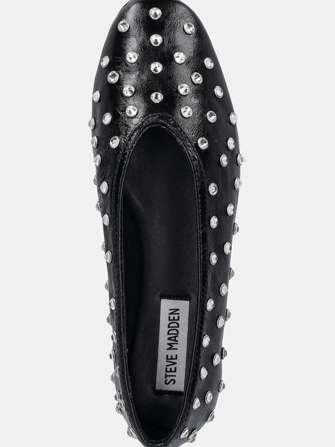 Steve Madden baleriny skórzane Leni-S kolor czarny 11004872