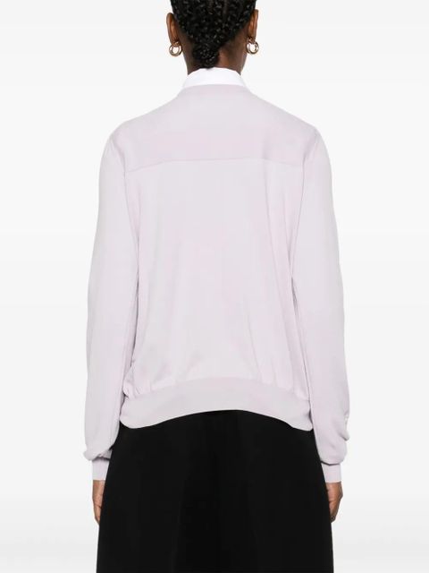 Jil Sander cotton sweater - Purple