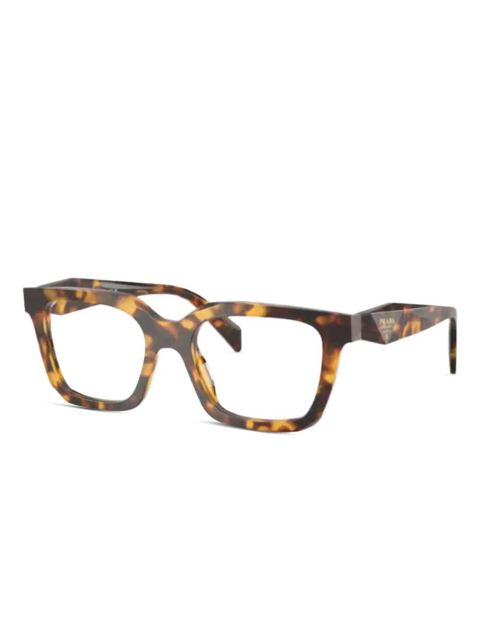 Prada Eyewear square-frame glasses - Brown - zdjęcie produktu nr 1