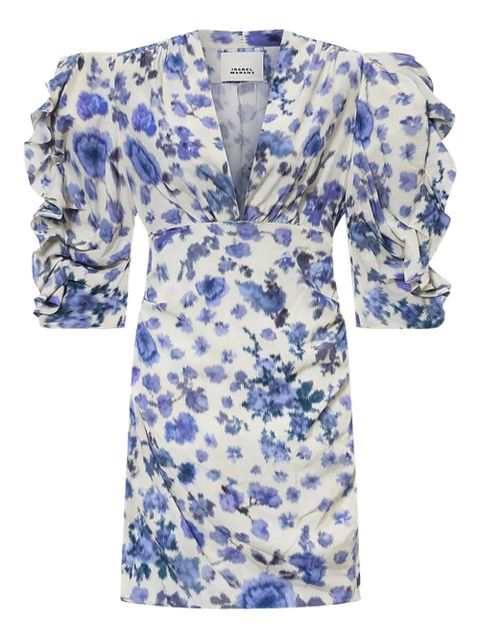 ISABEL MARANT x DORIS ruffled dress - Neutrals - zdjęcie produktu nr 1